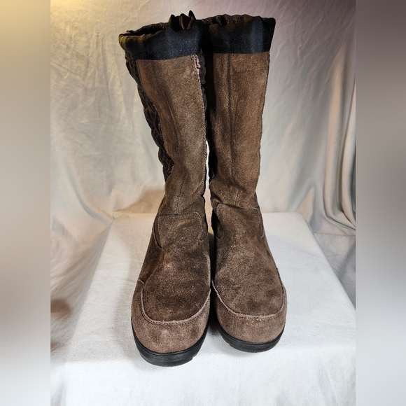 Land's End Suede winter boot sz 9B - Picture 1 of 7